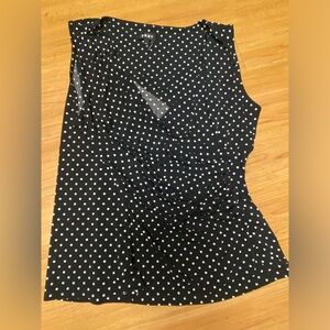 DKNY polka dot tank top